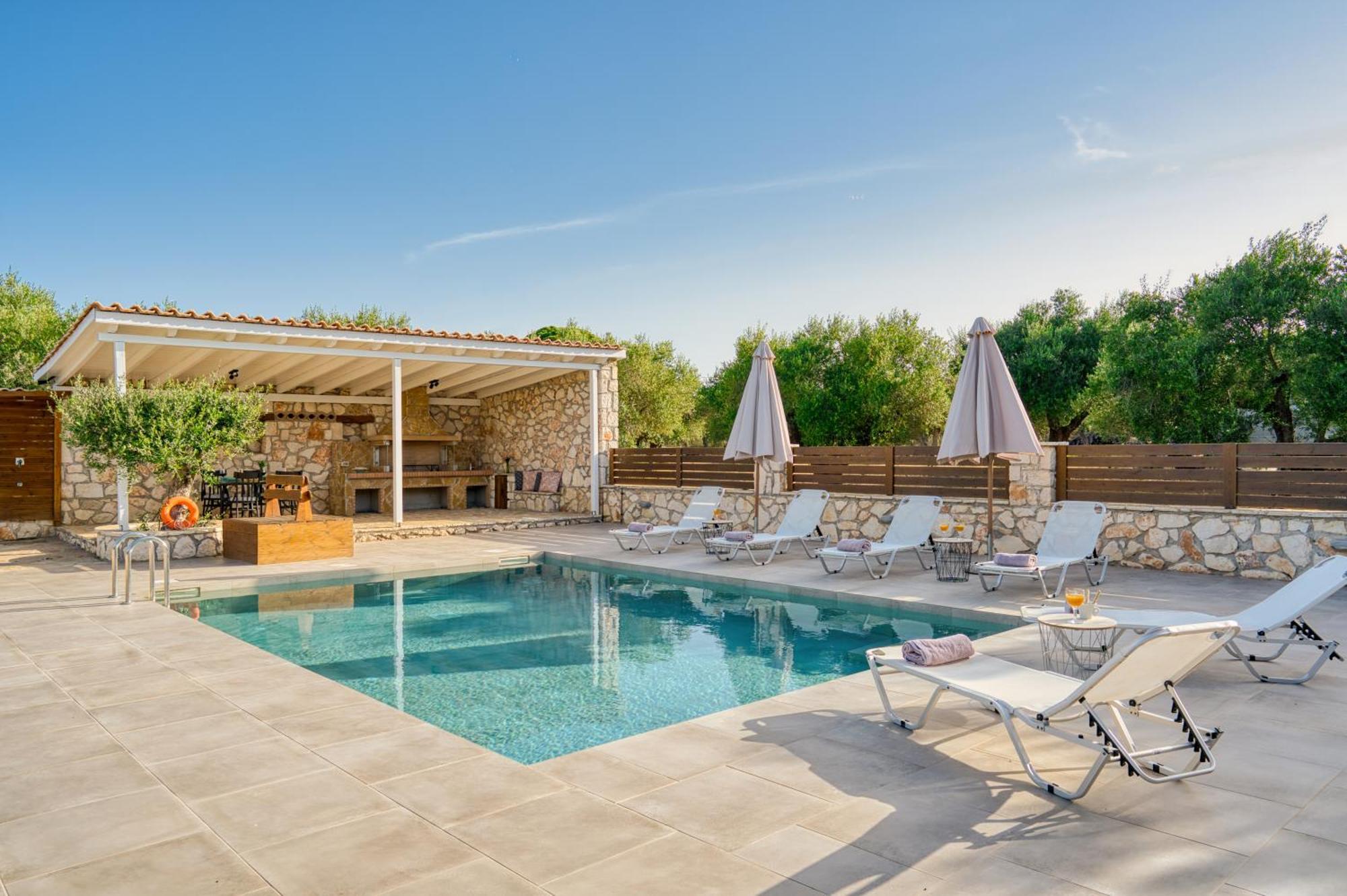 Astarte Villas - Astra Private Villas With Pool Vasilikos  Ngoại thất bức ảnh
