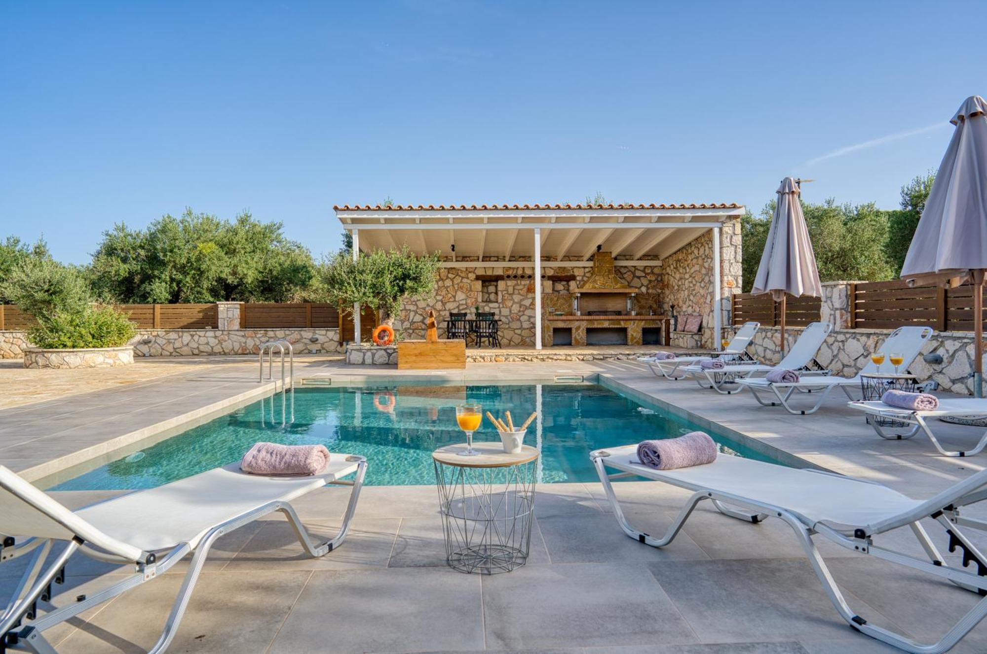 Astarte Villas - Astra Private Villas With Pool Vasilikos  Ngoại thất bức ảnh