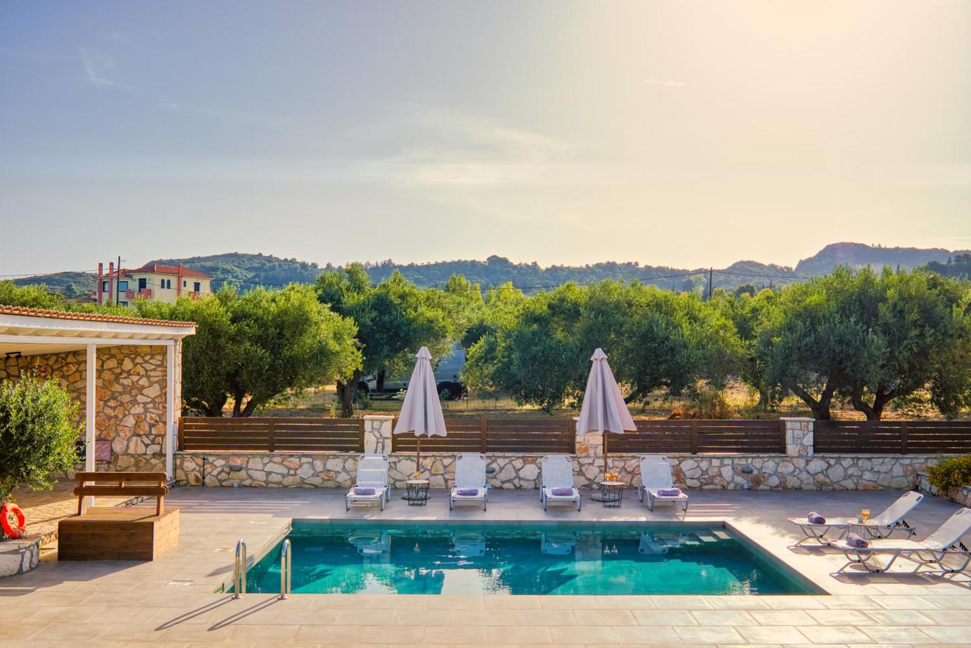 Astarte Villas - Astra Private Villas With Pool Vasilikos  Ngoại thất bức ảnh